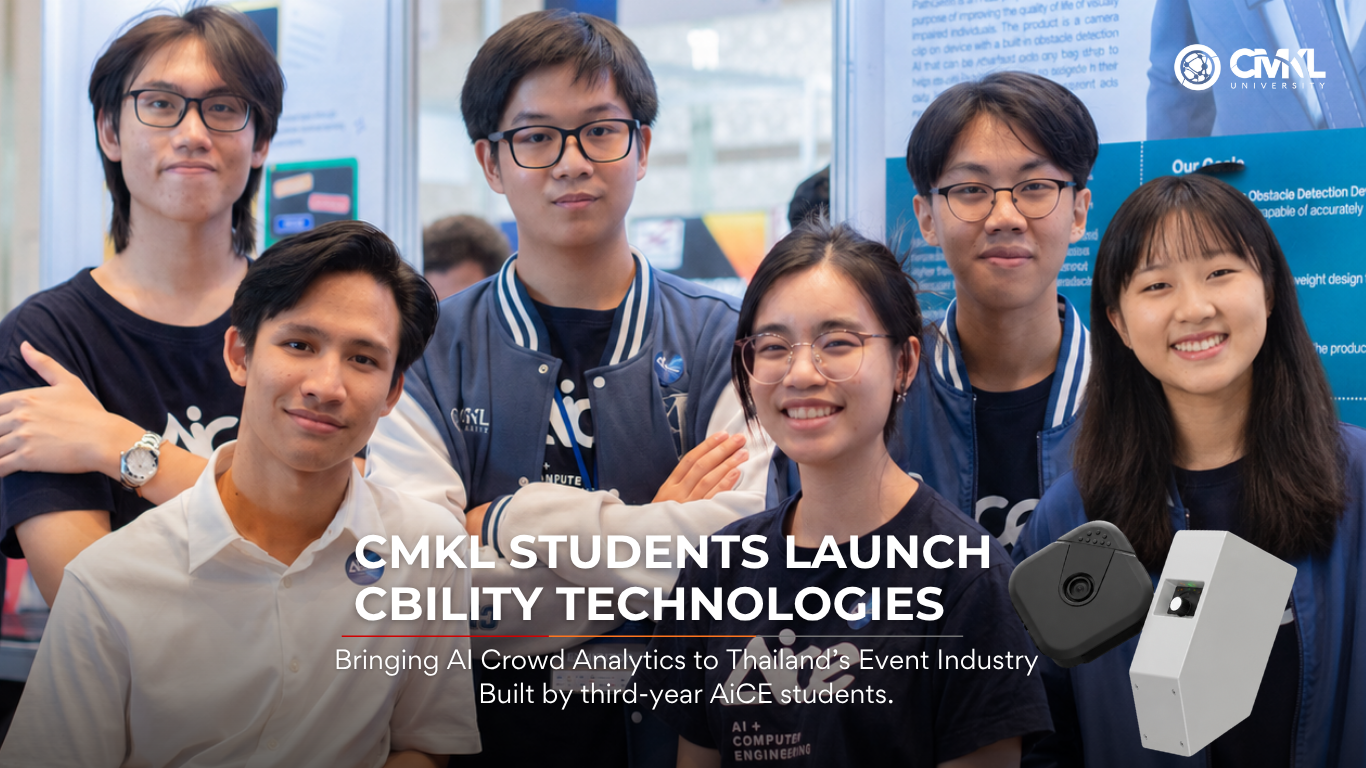 CMKL Students Launch CBILITY Technologies to Bring AI Crowd Analytics to Thailand’s Event Industry